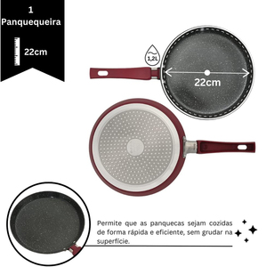 6 Piece Cooking Pots Glass Lids Bakelite Handles Dishwasher Oven Safe for Gas <b>Induction</b> Stoves Forged Ceramic <b>Cookware</b> <b>Set</b> - Product Image 6