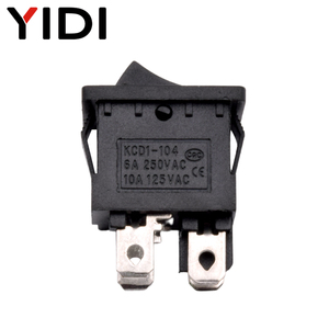 Interruptor de botón pulsador LED de plástico para el hogar, interruptor basculante de encendido y apagado de 4 pines, 6A 250VAC, 220V, rojo, negro, 12V, V, 15x21mm - Product Image 6