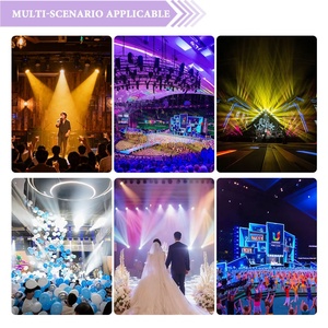 Mini Faro Wash <span class=keywords><strong>LED</strong></span> Zoom 7x40W RGBW |   Controllo Pixel e Miscelazione Fluida dei Colori per Palcoscenici ed Eventi - Product Image 3