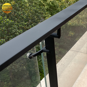 <strong>Guardrail</strong> Posts Terrace Frosted Glass Railing <strong>Design</strong> Stainless Steel Railing With Hand Rail Outdoor - Product Image 4
