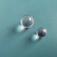 Lentille sphérique en saphir de quartz K9 personnalisable, diamètre 1 mm à 20 mm, ouverture 90 % transparente pour capteur médical à fibre optique, prise en charge OEM