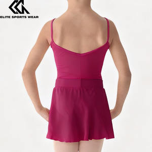 Falda sólida para niñas Ropa deportiva para niños para escuela <span class=keywords><strong>de</strong></span> baile Falda sin mangas <span class=keywords><strong>de</strong></span> equipo personalizado - Product Image 2