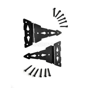 Charnière de clôture en bois avec loquet et poignée ensemble Kit de matériel de porte accessoire de serrure de porte de clôture <span class=keywords><strong>pour</strong></span> Villa de jardin - Product Image 3