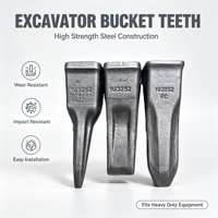 Dents de godet d'excavatrice de haute qualité 1U3252 1U3252RC 1U3252TL pour Caterpillar E312 320D 325D 329D – Pièces de machines de construction