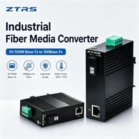 Convertitore di Media in Fibra Ottica ZTRS IP40 100M con Alloggiamento in Alluminio per Monitoraggio Città Sicura