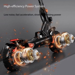 สกู๊ตเตอร์ไฟฟ้าสำหรับผู้ใหญ่ 60V 30AH 11 นิ้ว ขับเคลื่อนสองล้อ โครงสร้างอลูมิเนียม ความเร็วสูงสุด 80 กม./ชม. ระยะทางวิ่งไกล 90 กม. ประสิทธิภาพสูง ความเร็วสูงพิเศษ - Product Image 3