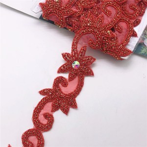 Couleur Cristal Motif Strass Hot Fix Strass Ruban Applicateur Ruban Avec Strass Fer sur Appliques pour Robes De Mariée <span class=keywords><strong>Ceinture</strong></span> - Product Image 6