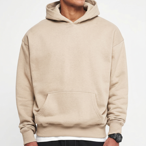 Factory Wholesale Custom <b>Pullover</b> Hoodie 6743 Heavyweight Drop Shoulder Oversized Blank Street Apparel Hooded Sweatshirt Bulk - Product Image 1