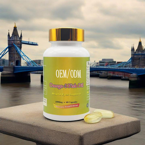 Hoogwaardige 1000Mg Omega-3 Visolie Gelatine Zachte <span class=keywords><strong>Capsules</strong></span> Immuunsysteem Verbetering Kruidensupplementen Voor Volwassenen Voor Tieners - Product Image 2