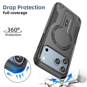 Funda Magnética Invisible para Teléfono, TPU+PC, Antigolpes, de Lujo, para <span class=keywords><strong>iPhone</strong></span> 17 16 15 14 <span class=keywords><strong>13</strong></span> Air <span class=keywords><strong>Pro</strong></span> Max Plus, Gran Venta - Product Image 6