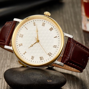 Orologi al quarzo di alta qualità con movimento CITIZEN, cinturino in vera pelle e fondello in acciaio inossidabile, per uomo, marca OEM. - Product Image 5