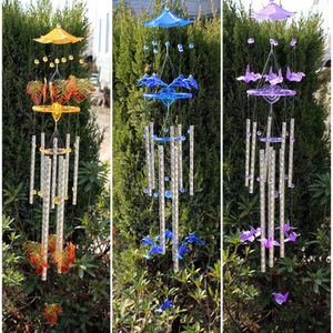 Fabrika fiyat Metal tüpler rüzgar ahenge bahçe kapı pencere duvar asılı süsleme tüpler Bells ev dekorasyon bahçe süslemeleri - Product Image 3