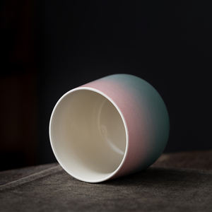 Ensemble de 4 tasses à thé et café en céramique japonaise, style Japandi, écologiques, compatibles lave-vaisselle, en porcelaine, pour stock RTS - Product Image 5