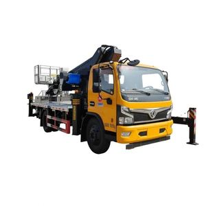 รถกระเช้าบูมตรง 36 เมตร ติดตั้งบนรถบรรทุก Dongfeng Furika สำหรับงานก่อสร้างทางหลวงและภูมิทัศน์ - Product Image 1