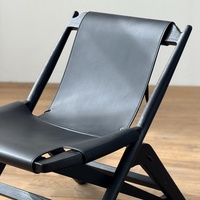 Fauteuil simple Degas de style vintage pour salon, en bois massif, de loisirs, rétro, haut de gamme, inclinable et pliable, antique, pour la maison
