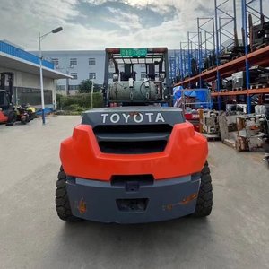 รถยกโตโยต้า 8T 4M มือสอง ราคาถูก เครื่องยนต์แก๊สเหลว สำหรับขนส่ง ใช้ในคลังสินค้า เครื่องจักรก่อสร้าง งานดิน - Product Image 5