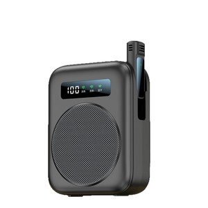 Portable <b>Speaker</b> With Wireless Microphone 5W Bluetooth Rechargeable Battery TF Card Support For Teachers Tour Guides - Product Image 5