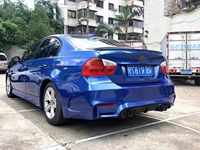 Kit de Carrocería para BMW Serie 3 2005-2012 E90, Actualización al Estilo M4 2012 para BMW E90, Accesorios, Parachoques, Kit de Reestilización, Autopartes