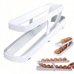Egg Container <b>Plastic</b> Fresh Tray Portable Refrigerator Egg Dispenser for <b>Kitchen</b> Container - Product Image 1