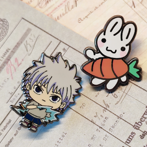उच्च गुणवत्ता वाले कस्टम प्लेटेड धातु पिन बैज कस्टम एनीमे पिन प्रिंट के साथ - Product Image 6