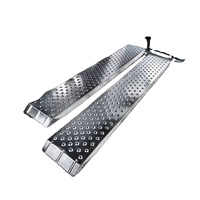 Nouvelles rampes de chargement légères en acier, deux unités, pour motos/scooters/quads/tondeuses autoportées/fourgons/chariots, charge maximale 400 kg, 160x23 cm