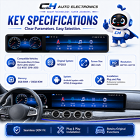 Autoradio Android 38,5 pouces NTG5.5 pour Mercedes Benz Classe E W213 CLS W257 avec CarPlay, Android Auto et navigation GPS