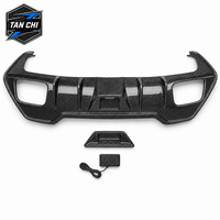 Diffuseur arrière en fibre de carbone de style AC avec éclairage LED pour B-MW Série 8 Coupé Cabriolet Gran Coupé 2018-2022 G14 G15 G16