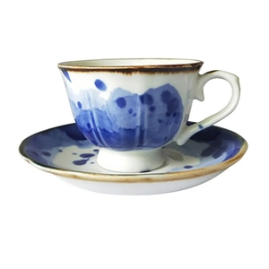 Usine nouveau prix tasse et soucoupes faites à la main tasse à latte et soucoupe tasses à café en céramique de chine osseuse - Product Image 4