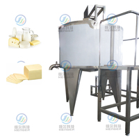 Pasteurisateur à petite échelle 200-800L, réservoir à fromage mozzarella, presse à fromage