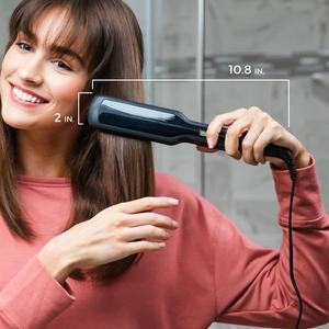 Professionnel 1 pouce titane plaque fer plat <span class=keywords><strong>Max</strong></span> cheveux Super large fers haute qualité LCD électrique lisseur de cheveux en gros - Product Image 6