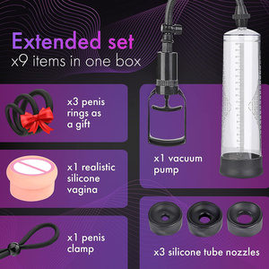 Männliche Vergrößerung pumpe Power Vakuumpumpe COCK größer länger dicker und gut aussehend von Masturbation pumpe - Product Image 5