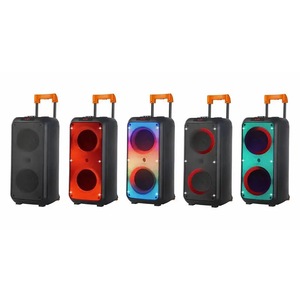 Nuevo Altavoz Portátil para Fiestas <span class=keywords><strong>NDR</strong></span>-1095 de 8 Pulgadas con Conexión para Karaoke, RGB, con <span class=keywords><strong>2</strong></span> Micrófonos Inalámbricos para Salón - Product Image 4