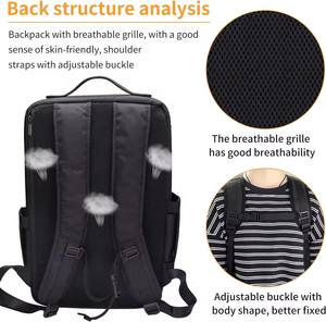 Mochila Multifuncional para Peluquería, Bolsa de Transporte con Múltiples Bolsillos para Herramientas de Peluquería, Mochila de Viaje para Barberos - Product Image 4