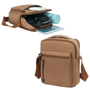 Borsa a tracolla in tela da <span class=keywords><strong>uomo</strong></span> alla moda borsa Messenger in tela Casual tracolla portafoglio passaporto Mini pacchetto a tracolla - Product Image 5