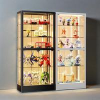 Top vente figurines d'action armoire de rangement vitrine d'affichage en métal à vendre meilleure vente figurines d'anime vitrine en verre