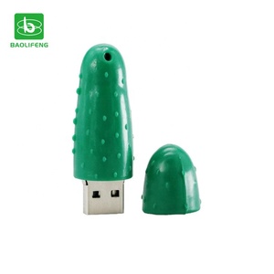Diseño divertido regalos de PVC verduras modelo berenjena USB 2,0/3,0 de memoria Flash pen Drive 8 GB-64 GB - Product Image 3