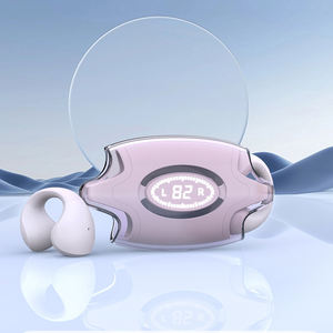 <span class=keywords><strong>2023</strong></span> nouvelle tendance cristal Design Transparent sans fil écouteur avec affichage numérique oreille-clip faible latence Sport jeu casque - Product Image 3