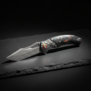 Coltello Pieghevole da Tasca di Alta Qualità 7cr17MOV con Manico in Legno per Sopravvivenza e Uso Quotidiano all'Aperto - Product Image 3