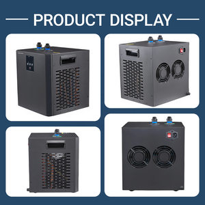 Qilong 1/3hp Refroidisseur d'eau pour <span class=keywords><strong>aquarium</strong></span> de bain 300-500L Fish Tank Réfrigérateur Climatiseur Pompe pour <span class=keywords><strong>aquarium</strong></span> de poissons Refroidi à l'eau - Product Image 6