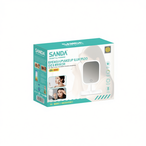Sanda Lighted Makeup <b>Mirror</b> 8 Inch With Led Lighting For Beauty Application - Product Image 1
