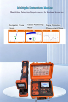 Équipement de diagnostic de câbles intelligent à haute précision avec protection IP55, détecteur de câbles souterrains