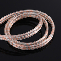 Cable de altavoz trenzado de cobre puro, cobre estañado puro y alta pureza, 10/12/14/16/18AWG