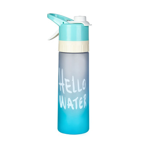 Factory Direct 650ML PC <b>Spray</b> <b>Water</b> <b>Bottle</b> Outdoor Drop-proof Plastic Sports - Product Image 4