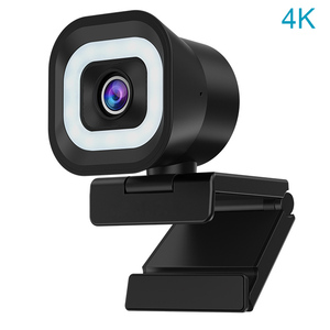 <span class=keywords><strong>New</strong></span> <span class=keywords><strong>Arrival</strong></span> 4k PC <span class=keywords><strong>webcam</strong></span> với vòng ánh sáng USB giao diện CMOS cảm biến hình ảnh thả sản phẩm - Product Image 2