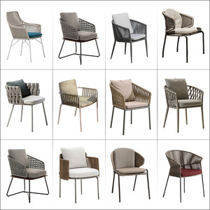 Conjunto de Mesa y Sillas de Ratán para Exteriores, Cómodo, con Respaldo, Impermeable, Protector Solar, Anticorrosión, Plegable, <span class=keywords><strong>Reclinable</strong></span> Manual, de Aluminio, para Jardín - Product Image 1