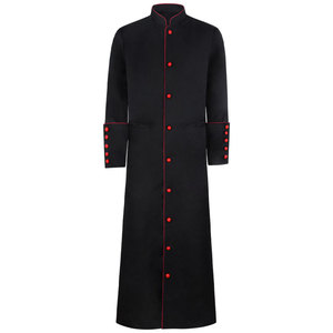 Disfraz de Halloween para Hombre, Disfraz Medieval de Sacerdote Católico, Pastor, Monje, Mago, Fiesta de Lujo - Product Image 1