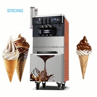 Machine à crème glacée et yaourt, machine à crème glacée molle, machine à crème glacée de la marque Gongly pour les magasins d'alimentation
