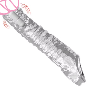 Préservatif extra long de 9 pouces (23 cm) avec anneau retardateur d'éjaculation vibrant, jouet sexuel <span class=keywords><strong>XXL</strong></span>-<span class=keywords><strong>XXL</strong></span>-<span class=keywords><strong>XXL</strong></span> pour hommes, pour une durée prolongée - Product Image 2