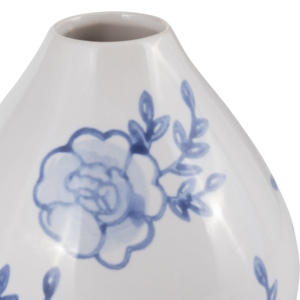 Ceramic Bud <b>Vase</b> <b>Small</b> Floral Design For Home Decor Living Room Bedroom Office Display - Product Image 4