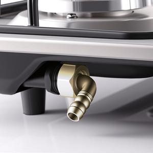 Estufa de <span class=keywords><strong>Gas</strong></span> RAF de 1500W con Placa de Cocción Integrada de Acero Inoxidable, 3 Quemadores de <span class=keywords><strong>Gas</strong></span> y Placa Eléctrica para Cocinar en Casa - Product Image 6